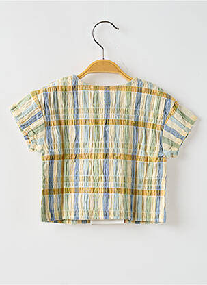 T-shirt coupe droite manches courtes beige BOBO CHOSES enfant