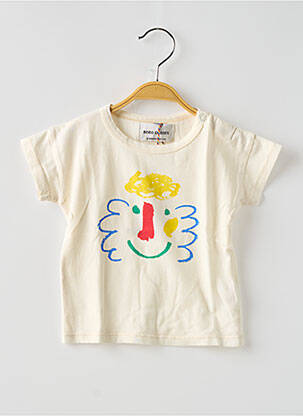 T-shirt imprimé fantaisie manches courtes beige BOBO CHOSES garçon