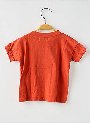 T-shirt coupe droite manches courtes orange BOBO CHOSES garçon