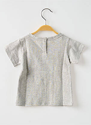 T-shirt coupe droite manches courtes gris LOUIS*LOUISE garçon