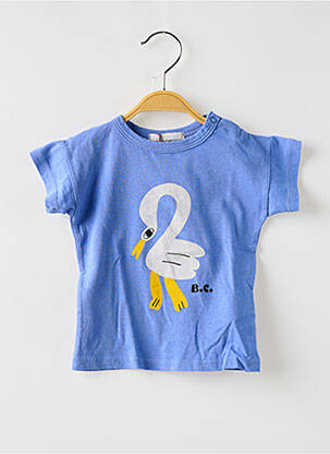 T-shirt coupe droite manches courtes bleu BOBO CHOSES enfant