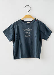 T-shirt coupe droite manches courtes gris BUHO garcon