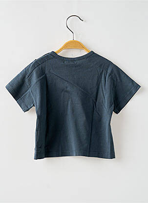 T-shirt coupe droite manches courtes gris BUHO garçon