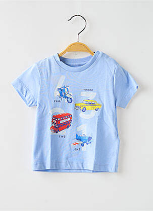T-shirt coupe droite manches courtes bleu MAYORAL garçon