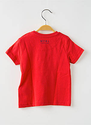 T-shirt coupe droite manches courtes rouge MAYORAL garçon