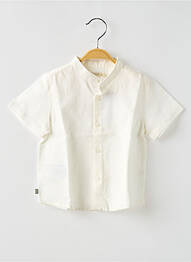 Chemise manches courtes col mao blanc MAYORAL garcon