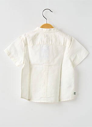 Chemise manches courtes col mao blanc MAYORAL garçon