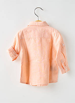 Chemise manches longues coupe droite orange MAYORAL garçon