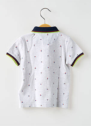 Polo coupe droite manches courtes gris MAYORAL garçon