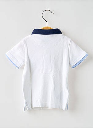 Polo coupe droite manches courtes blanc MAYORAL garçon