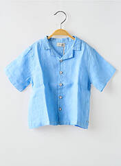 Chemise manches courtes bleu BUHO pour garçon seconde vue