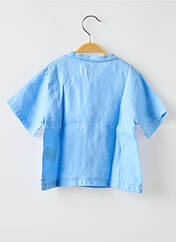 Chemise manches courtes bleu BUHO pour garçon seconde vue