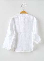 Chemise manches longues blanc BUHO pour garçon seconde vue