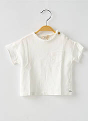 T-shirt blanc BUHO pour garçon seconde vue