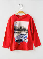 T-shirt rouge MAYORAL pour garçon seconde vue