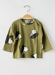 T-shirt vert BOBO CHOSES pour garçon seconde vue