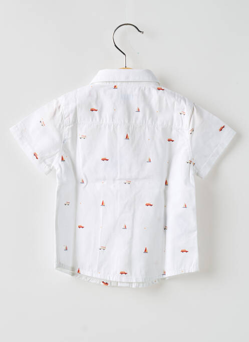 Chemise manches courtes blanc MAYORAL pour garçon