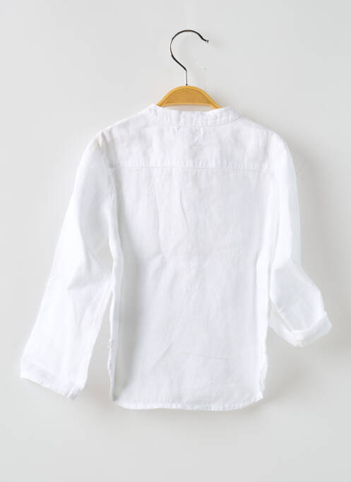 Chemise manches longues blanc BUHO pour garçon