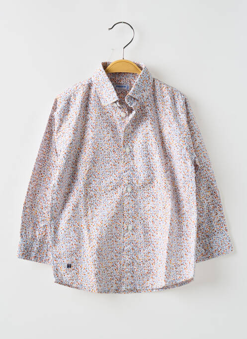Chemise manches longues blanc MAYORAL pour garçon