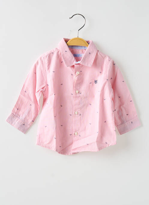 Chemise manches longues rouge MAYORAL pour garçon