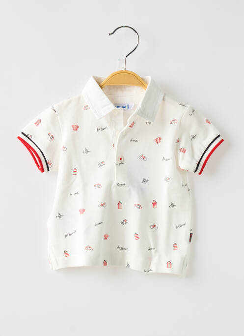 Polo blanc MAYORAL pour garçon