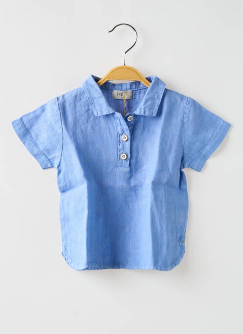 Polo bleu BUHO pour garçon