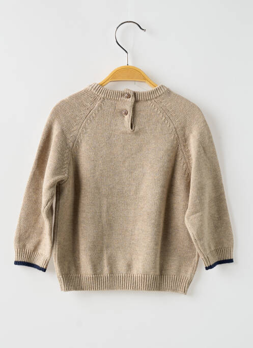 Pull coupe droite manches longues beige MAYORAL garcon