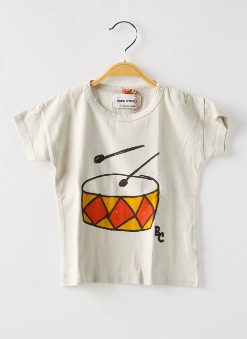 T-shirt gris BOBO CHOSES pour garçon