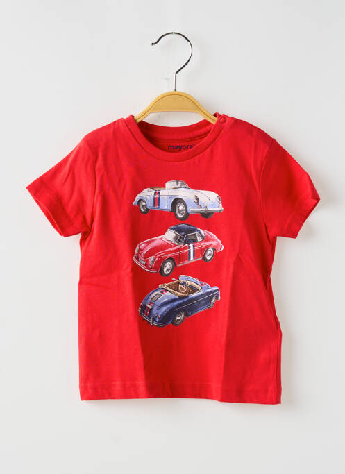 T-shirt rouge MAYORAL pour garçon