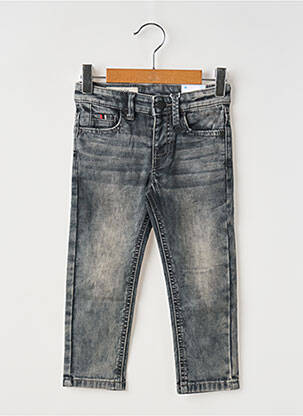 Jeans coupe slim stretch taille ajustable gris MAYORAL garçon