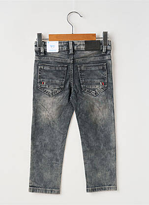 Jeans coupe slim stretch taille ajustable gris MAYORAL garçon