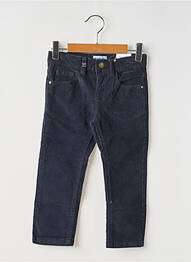 Pantalon slim tissage côtelé taille ajustable bleu MAYORAL garcon