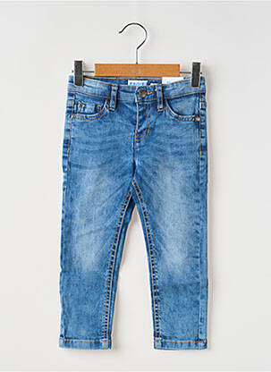 Jeans coupe slim stretch taille ajustable bleu MAYORAL garçon
