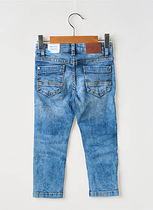 Jeans coupe slim stretch taille ajustable bleu MAYORAL garçon