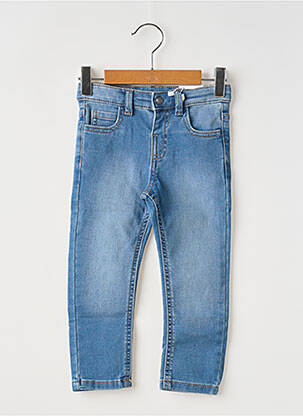 Jeans coupe slim stretch taille ajustable bleu MAYORAL garçon