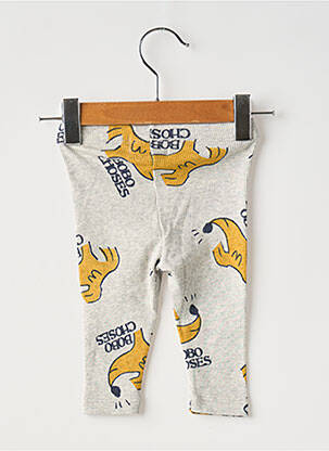 Legging stretch taille ajustable gris BOBO CHOSES garçon