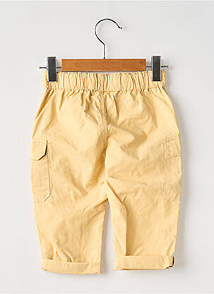 Pantalon cargo tissage popeline taille ajustable jaune MAYORAL garçon