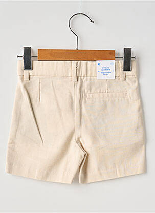 Bermuda tissage popeline taille ajustable beige MAYORAL garçon