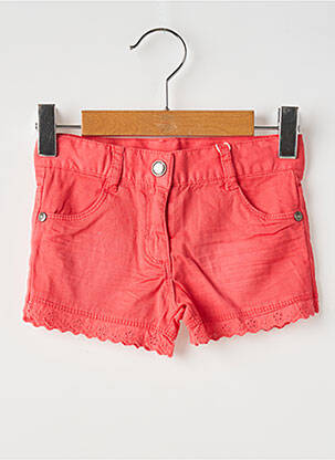 Short stretch taille ajustable rouge BOBOLI fille