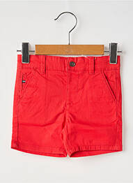 Bermuda tissage popeline taille ajustable rouge MAYORAL garcon