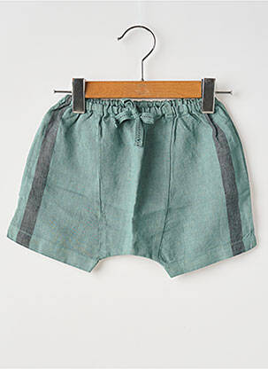 Short taille normale taille élastique vert BUHO garçon