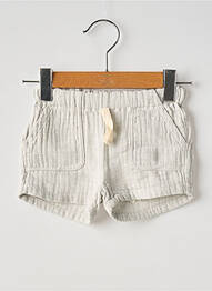 Short taille normale taille élastique gris BUHO garcon