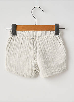 Short taille normale taille élastique gris BUHO garçon