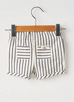 Short taille normale taille élastique blanc BUHO garçon