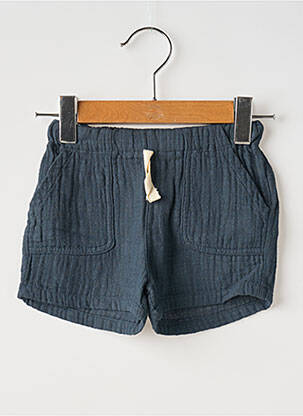Short taille normale taille élastique bleu BUHO garçon
