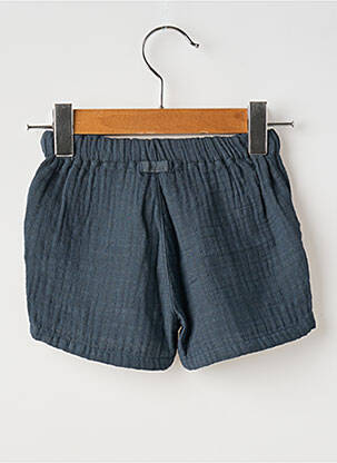 Short taille normale taille élastique bleu BUHO garçon