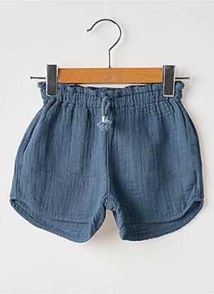Short taille normale taille élastique bleu BUHO garcon