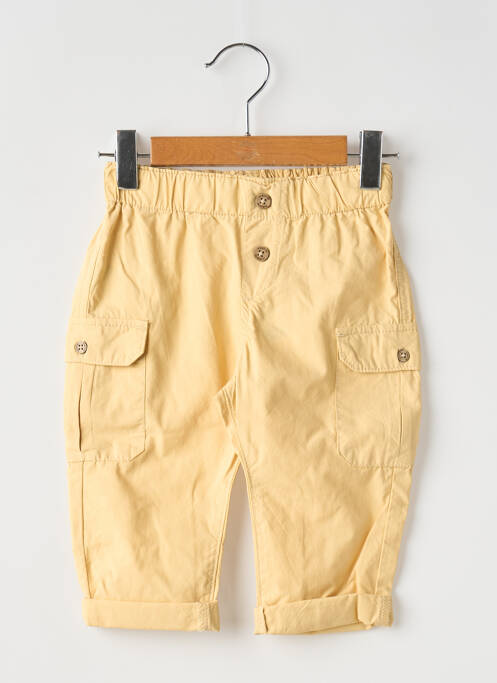 Pantalon cargo tissage popeline taille ajustable jaune MAYORAL garcon