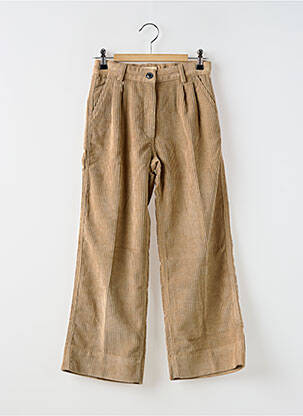 Pantalon flare poches beige BELLEROSE fille