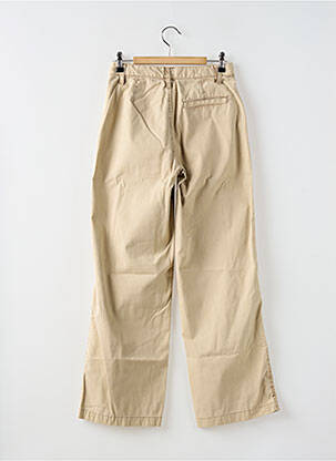 Pantalon droit fermeture zippée sous rabat boutonné beige BELLEROSE fille